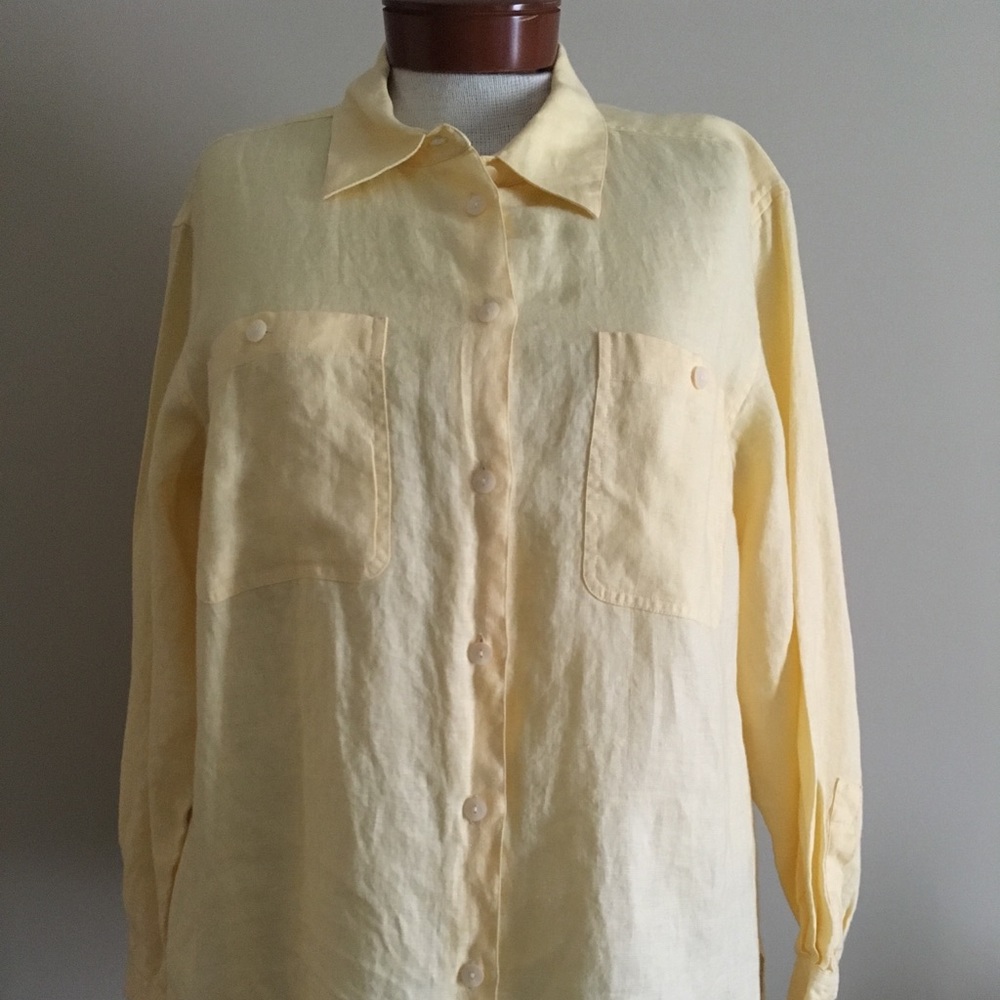 Talbots Irish Linen Blouse